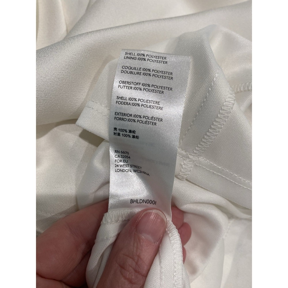 BHLDN Kelli Tulip Midi Dress Ivory US 4 Bridal Shower Rehearsal Dinner Reception - Picture 10 of 11